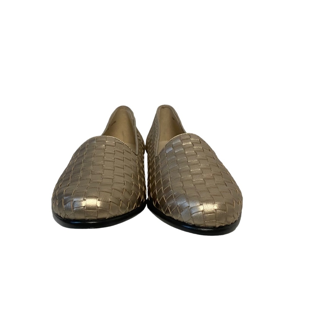 Trotters Metallic Woven Loafers in Gold and Silver Tones - Picture 7 of 11